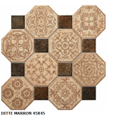 M2 PAV DITTE MARRON 45X45...