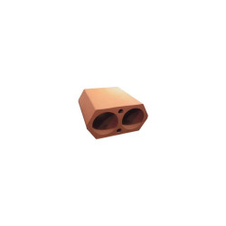 Botellero doble rojo 24x25x12