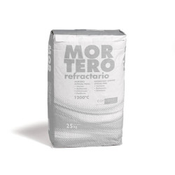 Mortero refractario 25kg.
