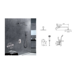 GRIFERIA DUCHA SERIE M0SCU IMX