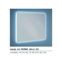 ESPEJO DE BAÑO LED NORMA